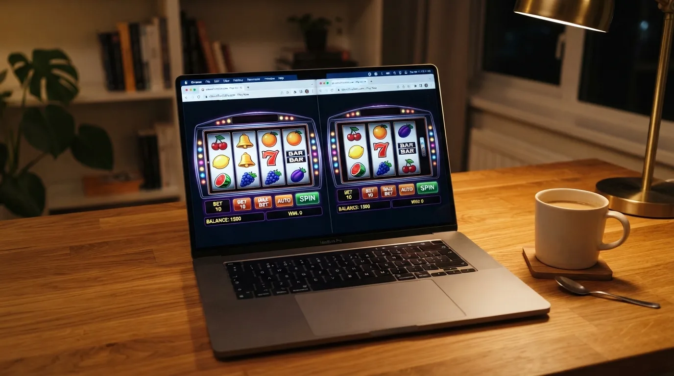 Twee Club 2000-spellen naast elkaar op één scherm in de Twin Player-modus